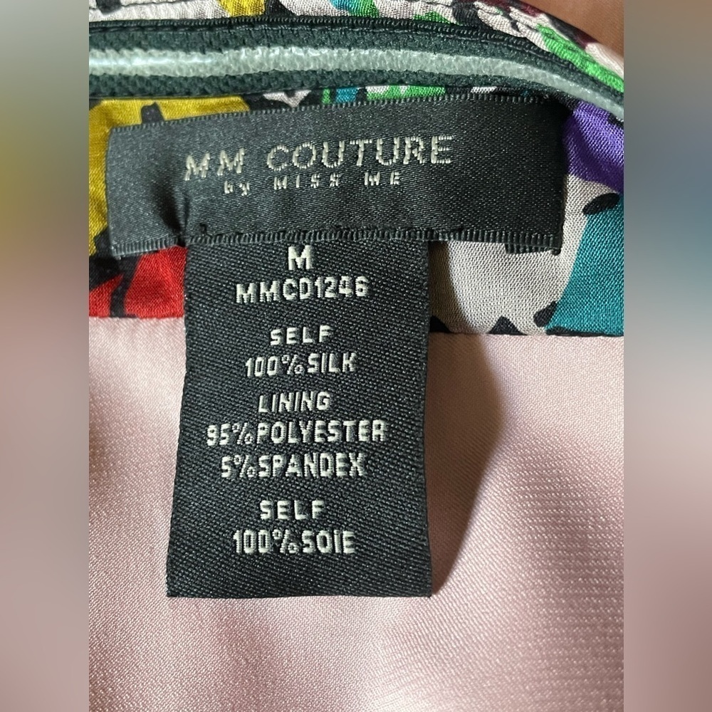 MM Couture by Miss Me 100% silk dress - Picture 2 of 6